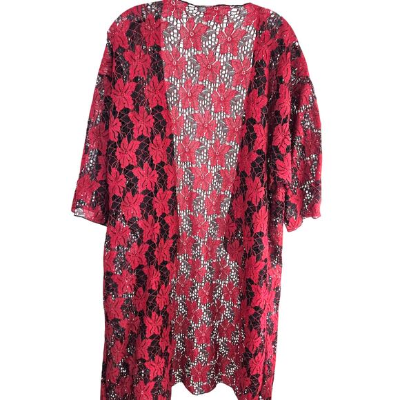 NWT Lularoe Women's Blazer Large L Top Misses Size12 14  Lace Cardigan Cover New - Picture 7 of 8